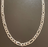 .925 Solid Silver Figaro Chain 20in 4mm