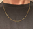 14k real Solid Gold Box Chain 20in 1mm