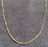 14k real Solid Gold Box Chain 20in 1mm