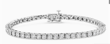 1/2 CTTW Tennis Bracelet Set in 925 Sterling Silver